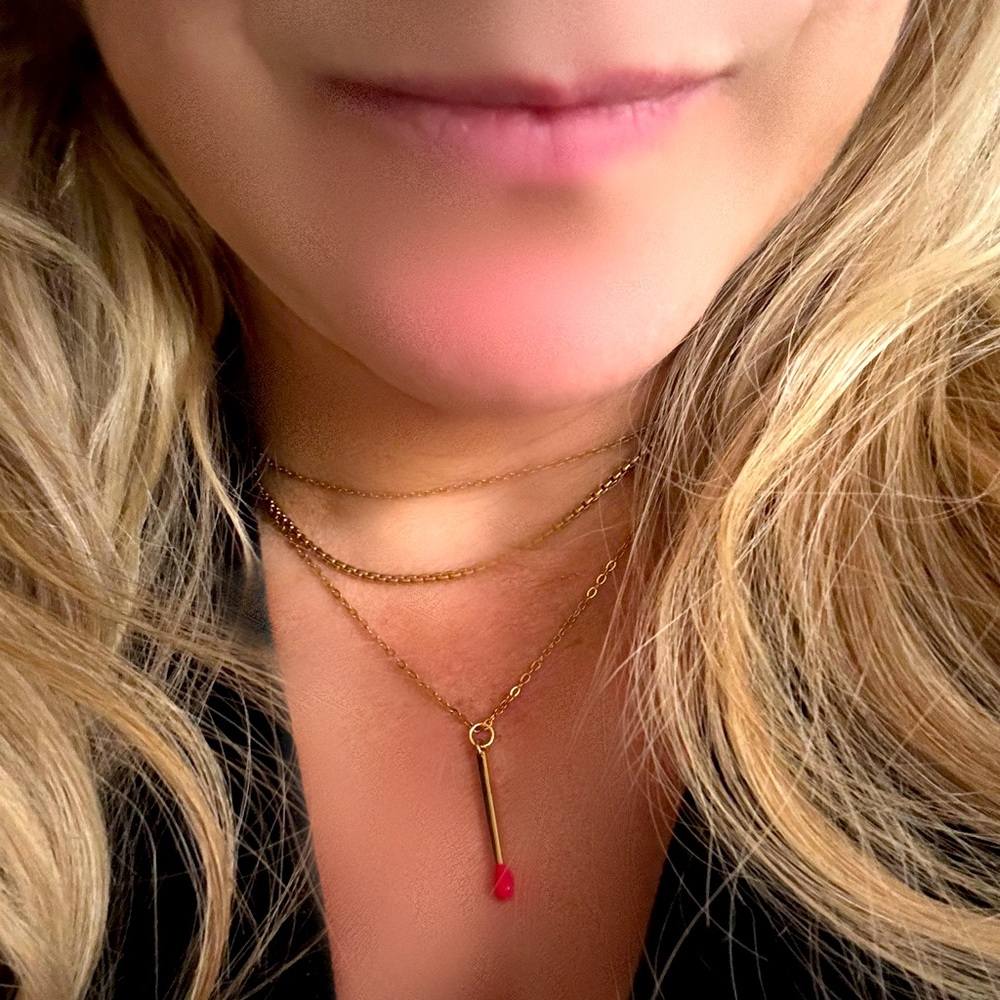 Matchstick Necklace